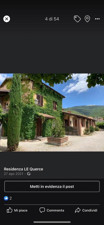 Residenza Le Querce Bilocale Villa Fossato di Vico Eksteriør billede